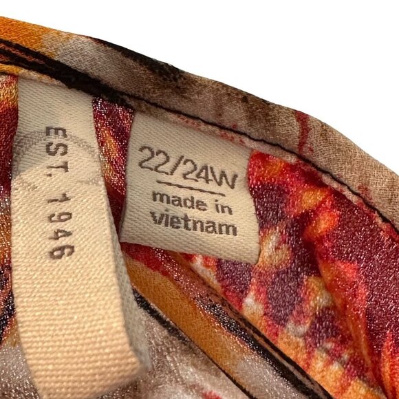 Cato V-Neck Tunic Top Size 24W Lace Shoulder Lightweight Breathable Bobo Tribal - Picture 4 of 11